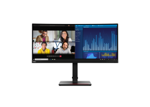 Monitorius Lenovo ThinkVision P34w-20 34.14 ", IPS, UWQHD, 21:9, 4 ms, 300 cd/m², Raven Black, 60 Hz, DisplayPort, HDMI