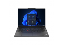 Lenovo | ThinkPad E16 | Black | 16 " | IPS | WUXGA | 1920 x 1200 pixels | Anti-glare | Intel Core U5 | 125U | 16 GB | SO-DIMM DDR5 | Solid-state drive capacity 512 GB | Intel Graphics | Windows 11 Pro | 802.11ax | Bluetooth version 5.3 | Keyboard language