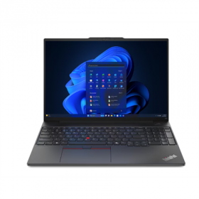 Lenovo | ThinkPad E16 | Black | 16 " | IPS | WUXGA | 1920 x 1200 pixels | Anti-glare | AMD Ryzen 5 | 7535HS | 16 GB | SO-DIMM DDR5 | Solid-state drive capacity 512 GB | AMD Radeon 660M Graphics | Windows 11 Pro | 802.11ax | Bluetooth version 5.3 | Keyboar