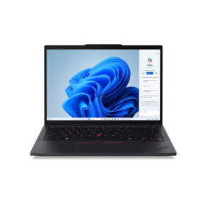 Lenovo ThinkPad T14 | Black | 14 " | IPS | WUXGA | 1920 x 1200 pixels | Anti-glare | Intel Core U7 | 155U | 16 GB | SO-DIMM DDR5 | Solid-state drive capacity 512 GB | Intel Graphics | Windows 11 Pro | 802.11ax | Bluetooth version 5.3 | LTE Upgradable | Ke