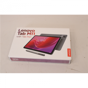 SALE OUT. Lenovo Tab M11 TB330XU 4GB/128GB/Android/Luna Grey/WiFi/LTE/2Y Warranty | Lenovo Tab (without power adapter) | M11 TB330XU | 11 " | Luna Grey | IPS | 1920 x 1200 pixels | MediaTek Helio G88 | 4 GB | Soldered LPDDR4x | 128 GB | 4G | Wi-Fi | Front