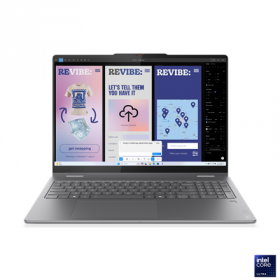 Lenovo Yoga 7 2-in-1 16ILL10 | Luna Grey | 16 " | OLED | Touchscreen | WQXGA+ | 2880 x 1800 pixels | Glossy | Intel Core Ultra 7 | 256V | 16 GB | Soldered LPDDR5x | Solid-state drive capacity 1000 GB | Intel Arc Graphics | Windows 11 Home | 802.11be | Blu
