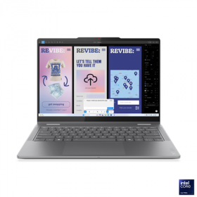 Lenovo Yoga 7 2-in-1 14ILL10 | Luna Grey | 14 " | OLED | Touchscreen | WUXGA | 1920 x 1200 pixels | Glossy | Intel Core Ultra 5 | 226V | 16 GB | Soldered LPDDR5x | Solid-state drive capacity 512 GB | Intel Arc Graphics | Windows 11 Home | 802.11be | Bluet