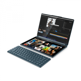 Lenovo Yoga Book 9 14IAH10 | Tidal Teal | 2x14 " | OLED | Touchscreen | 2.8K WQXGA+ | 2880 x 1800 pixels | Glossy | Intel Core Ultra 7 | 255H | 32 GB | Soldered LPDDR5x | Solid-state drive capacity 1000 GB | Intel Arc Graphics | Windows 11 Pro | 802.11be 