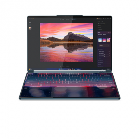Lenovo Yoga Book 9 14IAH10 | Tidal Teal | 2x14 " | OLED | Touchscreen | 2.8K WQXGA+ | 2880 x 1800 pixels | Intel Core Ultra 7 | 255H | 32 GB | Soldered LPDDR5x | Solid-state drive capacity 1000 GB | Intel Arc 140T GPU | Windows 11 Pro | 802.11be | Bluetoo