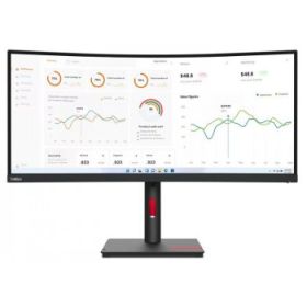 LENOVO 34.0" T34W-30 CURVED WQHD 3440X1440 21:9 HDMI/DP/USB-C/RJ45/ 3Y WARRANTY